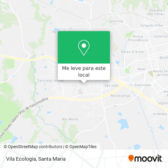 Vila Ecologia mapa