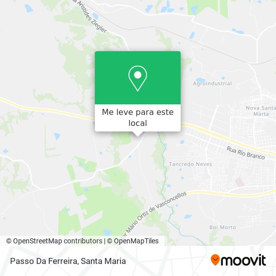Passo Da Ferreira mapa