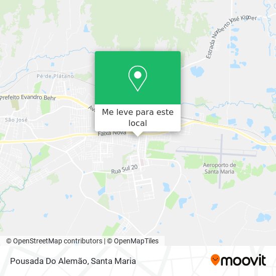 Pousada Do Alemão mapa