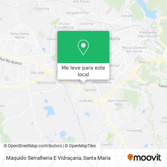 Maquido Serralheria E Vidraçaria mapa