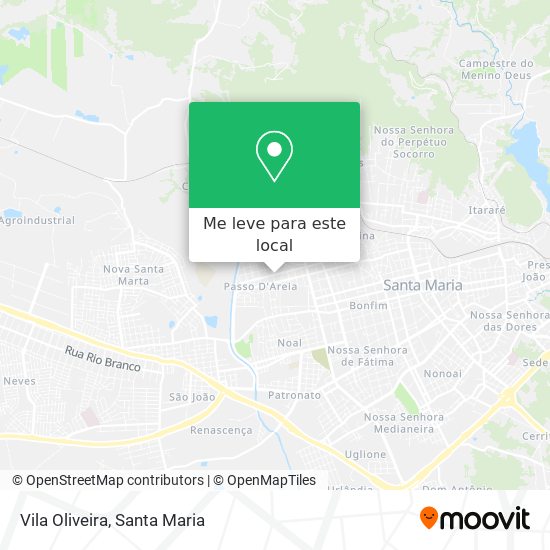 Vila Oliveira mapa