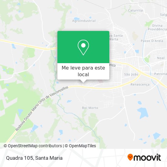 Quadra 105 mapa