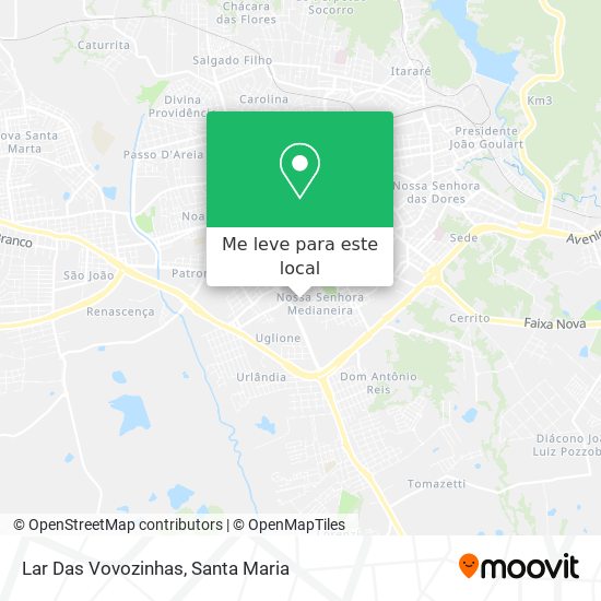 Lar Das Vovozinhas mapa