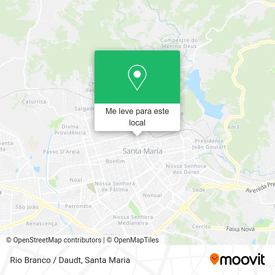 Rio Branco / Daudt mapa