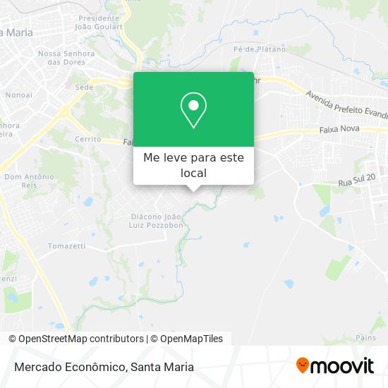Mercado Econômico mapa