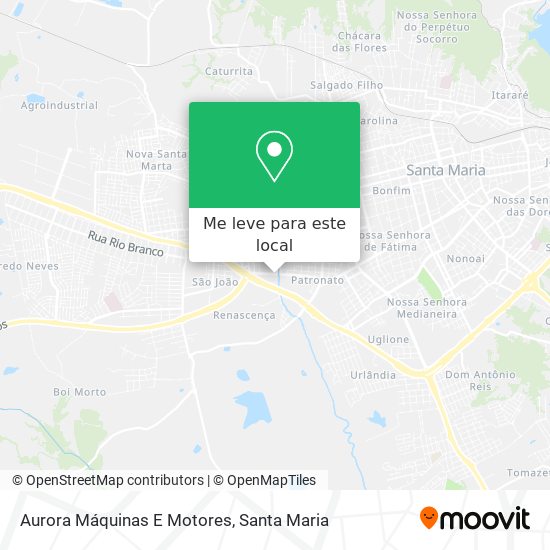 Aurora Máquinas E Motores mapa