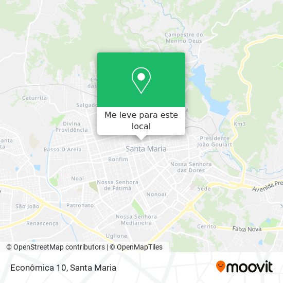 Econômica 10 mapa