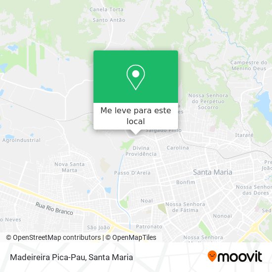 Madeireira Pica-Pau mapa