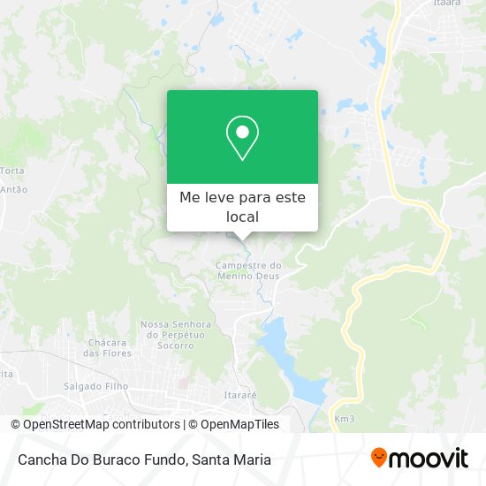 Cancha Do Buraco Fundo mapa