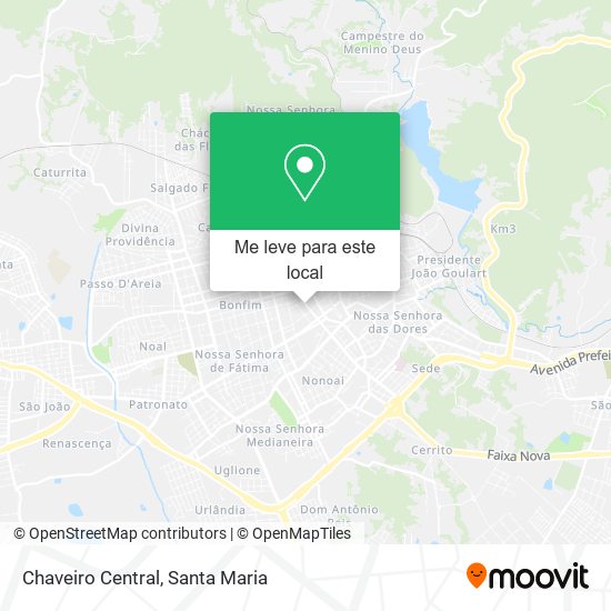 Chaveiro Central mapa