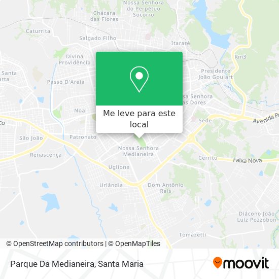 Parque Da Medianeira mapa