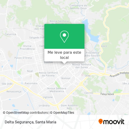 Delta Segurança mapa