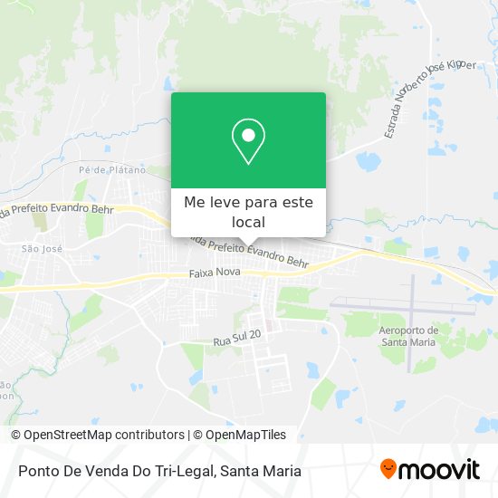 Ponto De Venda Do Tri-Legal mapa