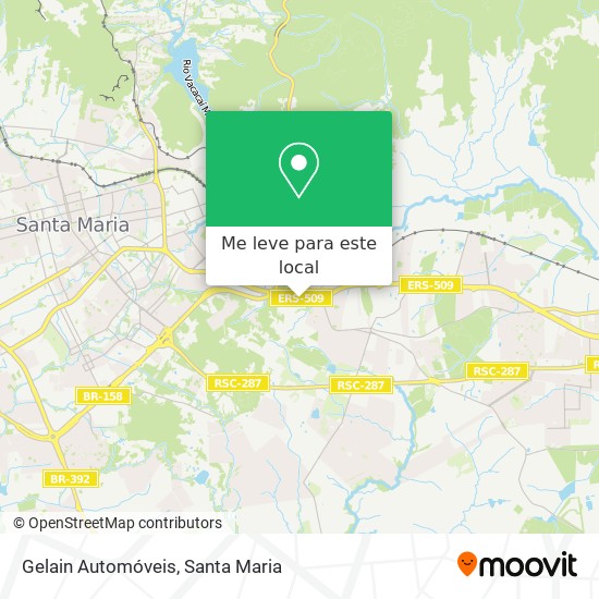 Gelain Automóveis mapa