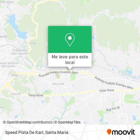 Speed Pista De Kart mapa