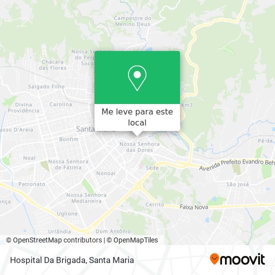 Hospital Da Brigada mapa