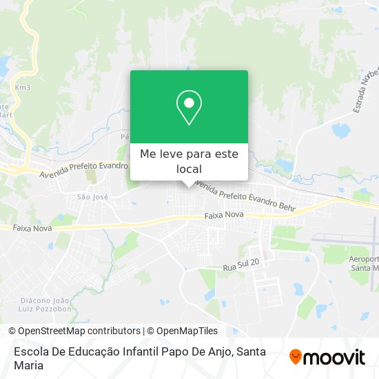 Escola De Educação Infantil Papo De Anjo mapa