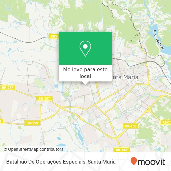 Batalhão De Operações Especiais mapa