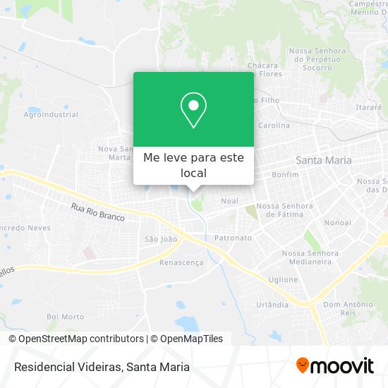 Residencial Videiras mapa