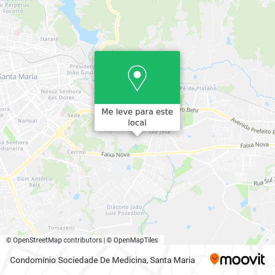 Condomínio Sociedade De Medicina mapa