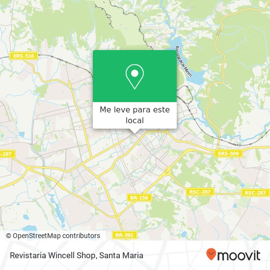 Revistaria Wincell Shop mapa