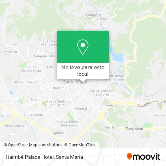 Itaimbé Palace Hotel mapa