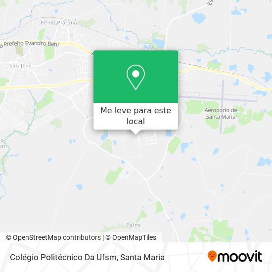 Colégio Politécnico Da Ufsm mapa