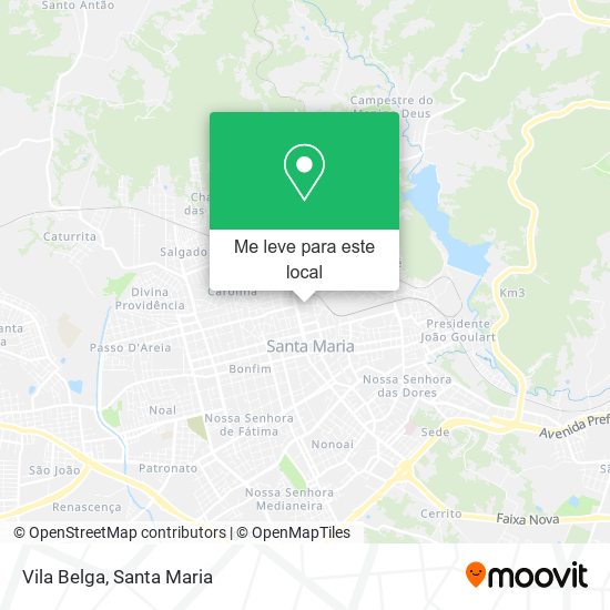 Vila Belga mapa