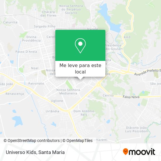 Universo Kids mapa