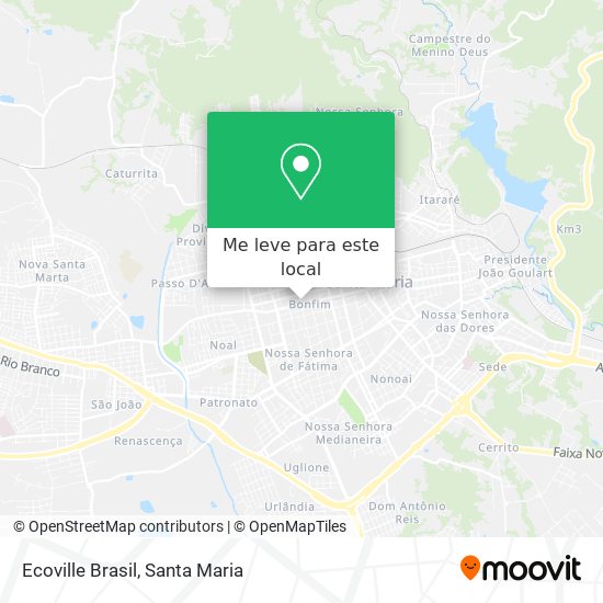 Ecoville Brasil mapa