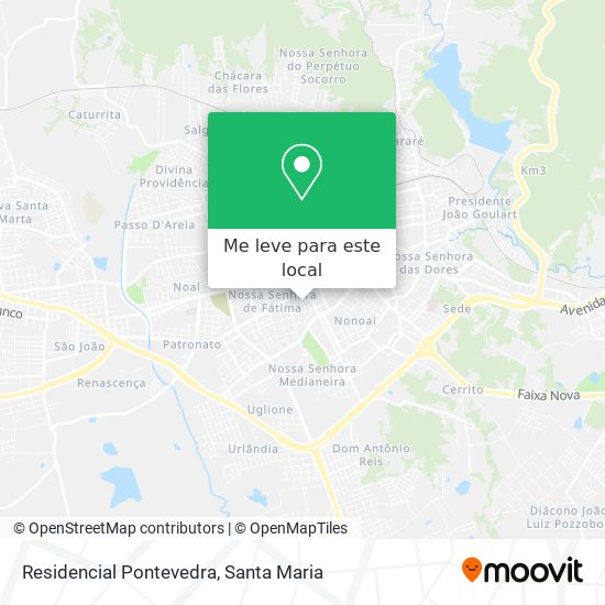 Residencial Pontevedra mapa