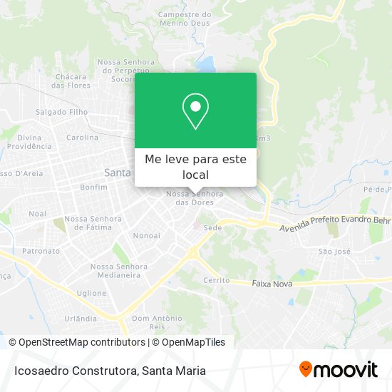 Icosaedro Construtora mapa