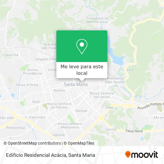 Edifício Residencial Acácia mapa