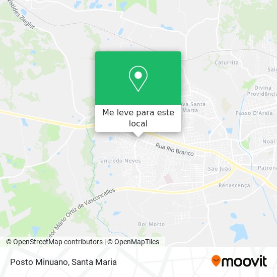 Posto Minuano mapa