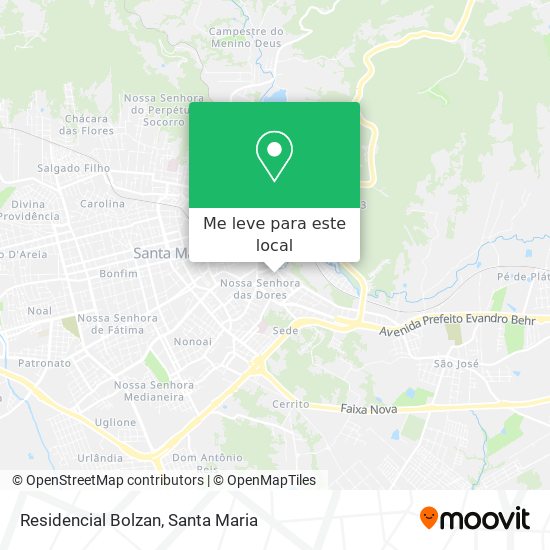 Residencial Bolzan mapa
