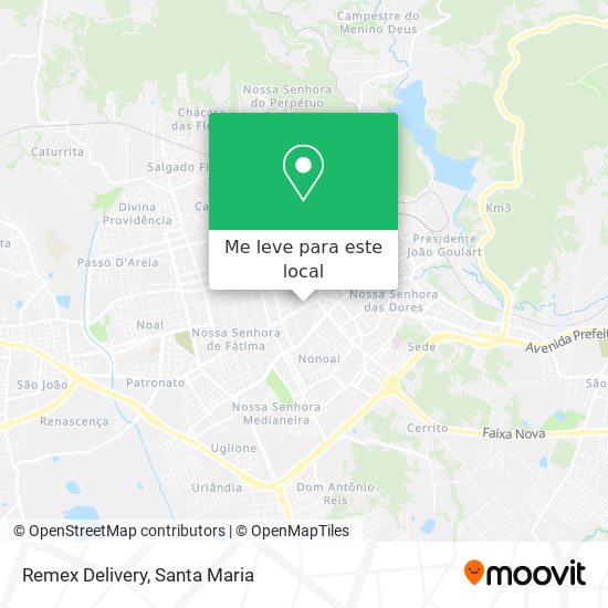 Remex Delivery mapa