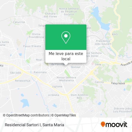 Residencial Sartori I mapa