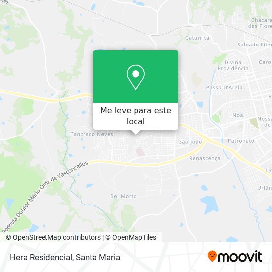 Hera Residencial mapa