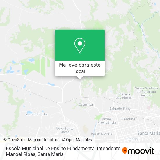 Escola Municipal De Ensino Fundamental Intendente Manoel Ribas mapa