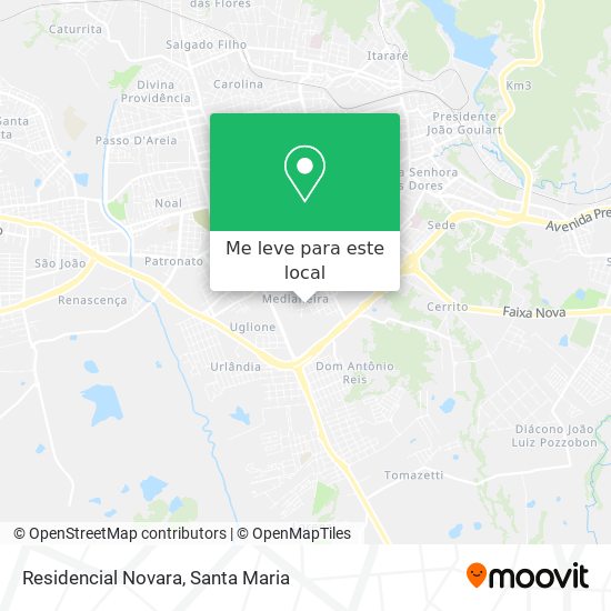 Residencial Novara mapa