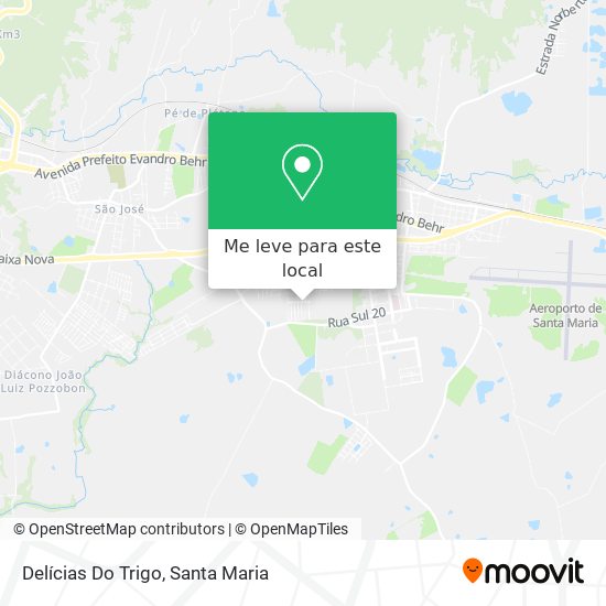 Delícias Do Trigo mapa