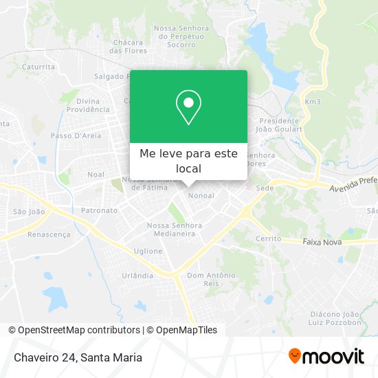 Chaveiro 24 mapa
