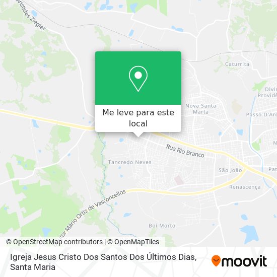 Igreja Jesus Cristo Dos Santos Dos Últimos Dias mapa