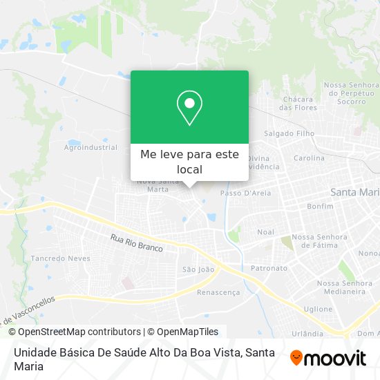 Unidade Básica De Saúde Alto Da Boa Vista mapa