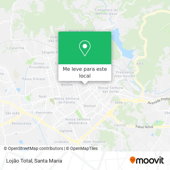 Lojão Total mapa