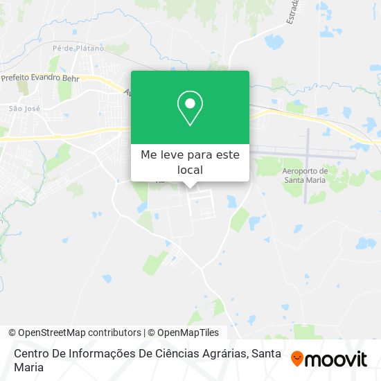 Centro De Informações De Ciências Agrárias mapa