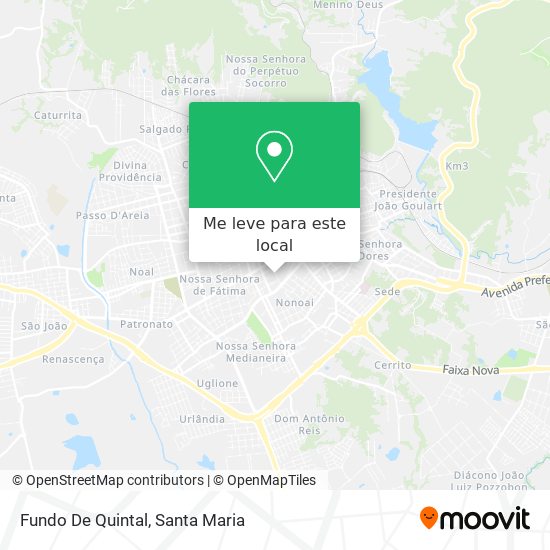Fundo De Quintal mapa