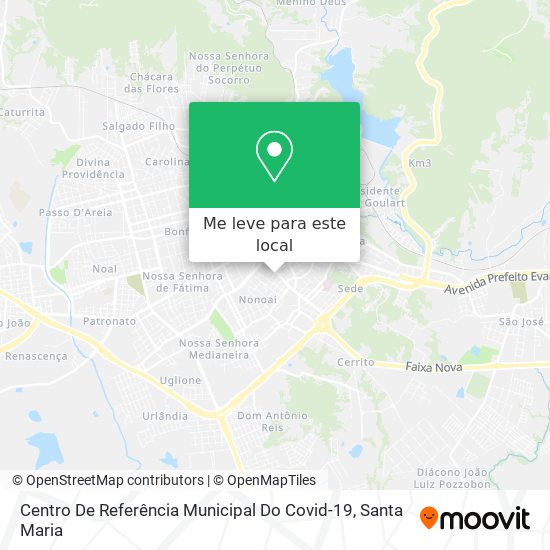 Centro De Referência Municipal Do Covid-19 mapa