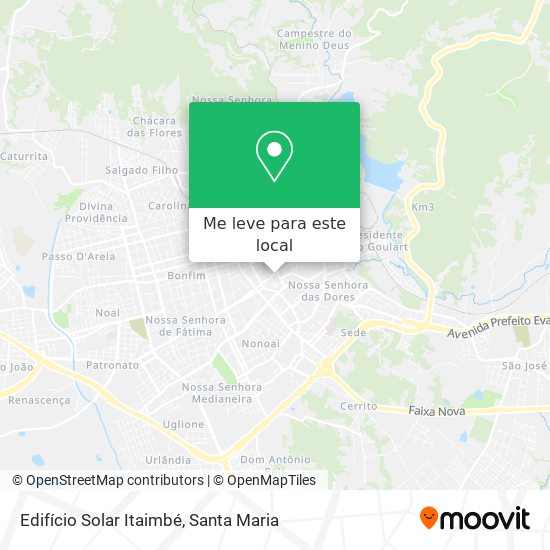 Edifício Solar Itaimbé mapa