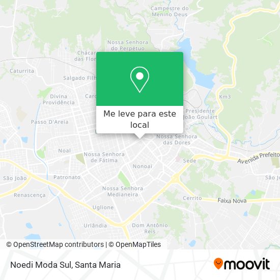 Noedi Moda Sul mapa